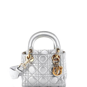 Christian Dior Mini Lady Dior Bag Cannage Quilt Lambskin